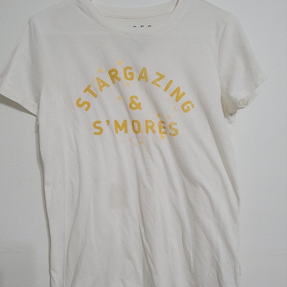 White Stargazing and Smores Aeropostale Shirt